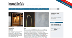 Desktop Screenshot of kunstliefde.nl
